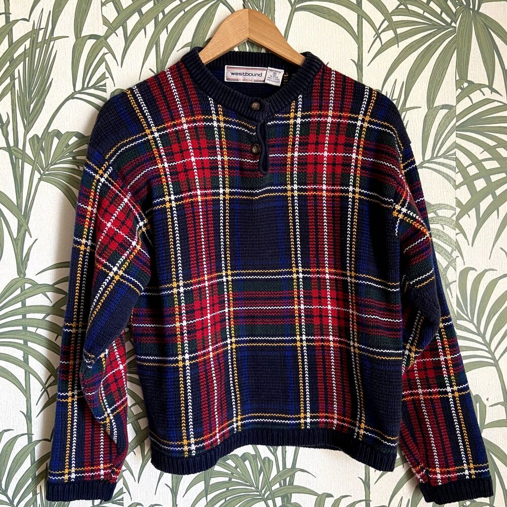 Westbound Casual Pullover Henley Sweater